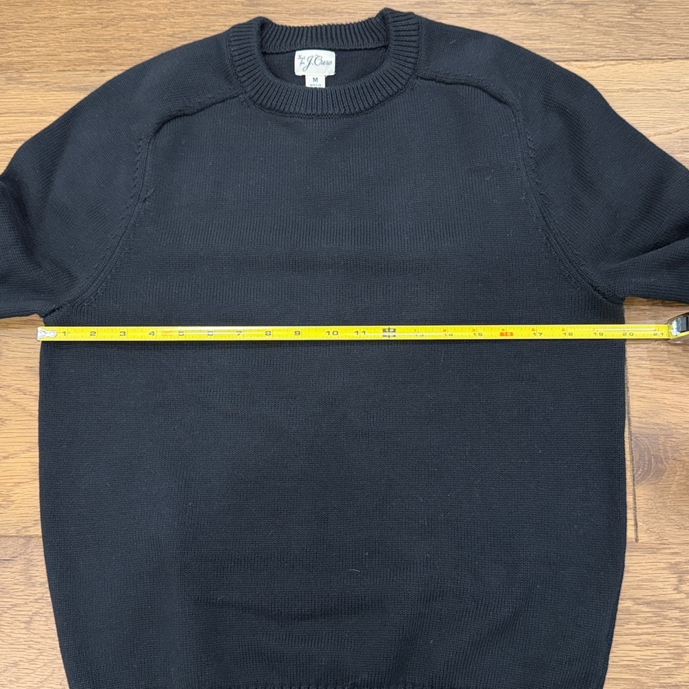 J. Crew Black Crewneck Sweater for Men - Picture 8 of 11